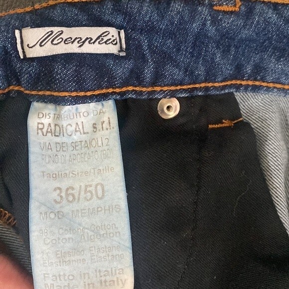 Italian why not brand Memphis distressed 33 womens stretchy Jean pants - Picture 12 of 12